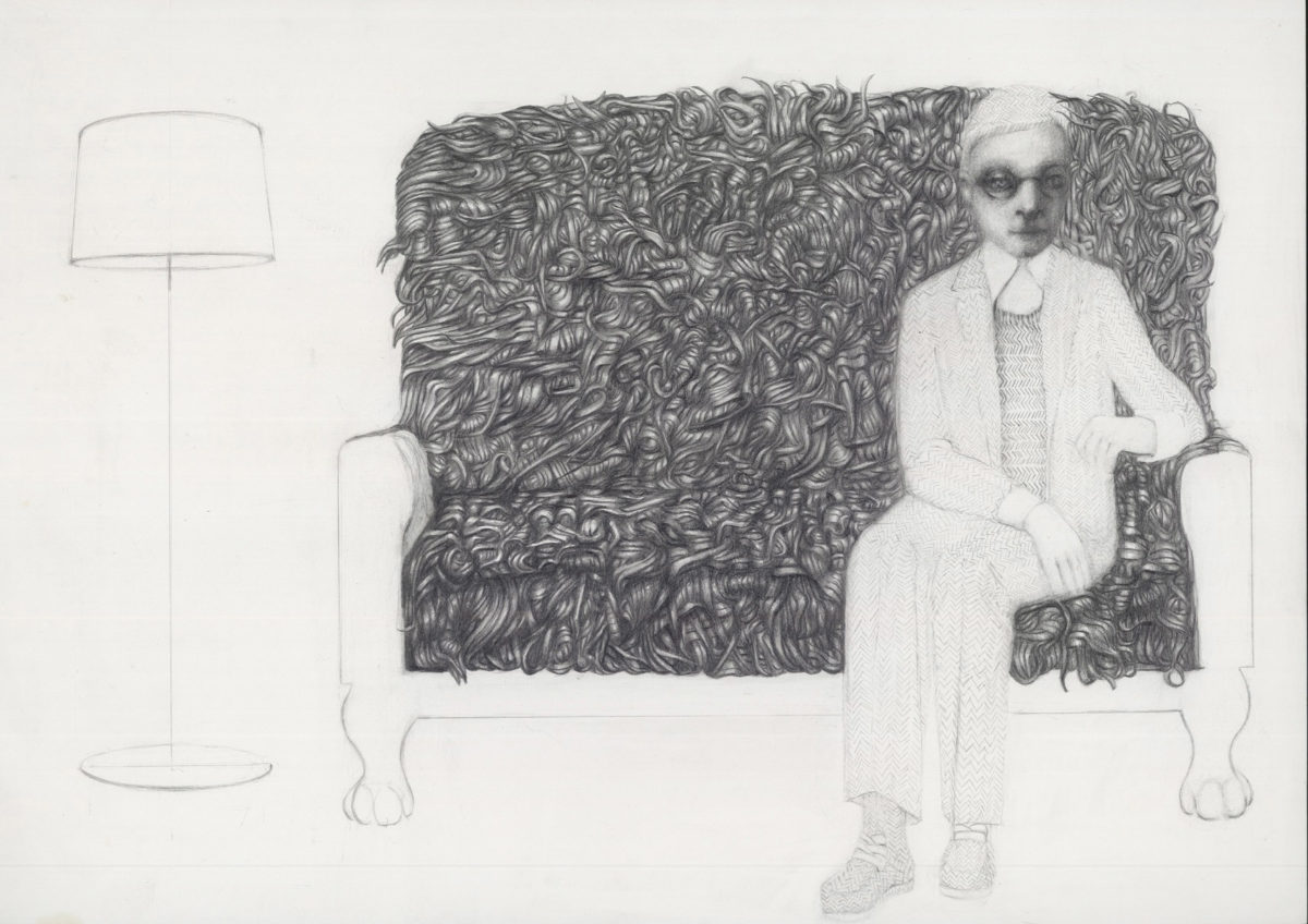 Σχέδιο της Ελένης Γλύνη (© Ελένη Γλύνη, ευγενής παραχώρηση της ιδίας).