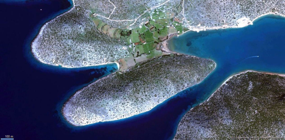 Άποψη της θέσης Βαθύ στην Αστυπάλαια.