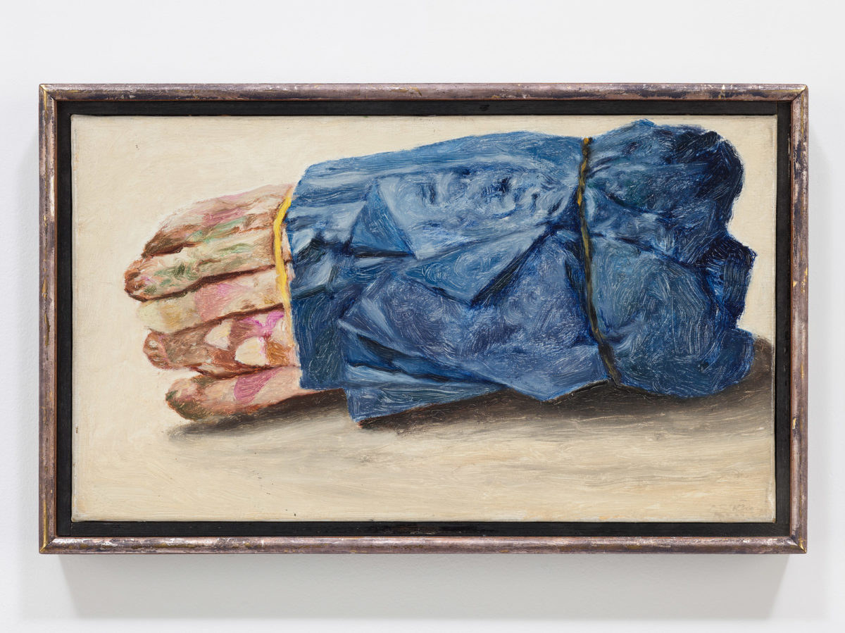 Αβιγκντόρ Αρίκα, «Σπαράγγια», 1974, λάδι σε καμβά, 19x33 εκ. (φωτ. Peter Mallet).