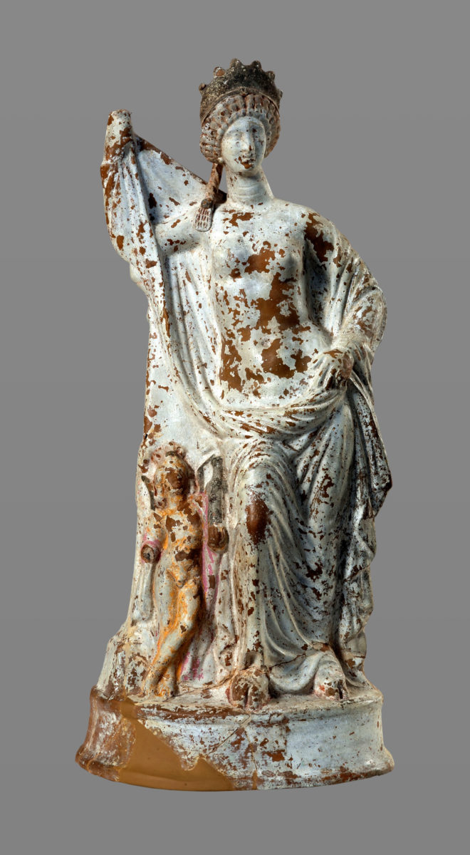 Πήλινο αγαλμάτιο της θεάς Αφροδίτης (ύστερος 2ος/1ος αι. π.Χ.). © ΕΑΜ/ΤΑΠ.