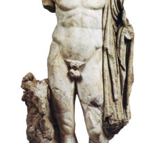 Το άγαλμα του κριοφόρου Ερμή από την Τροιζήνα, ρωμαϊκό αντίγραφο αγαλματικού τύπου του 4ου αι. π.Χ.