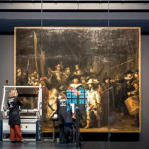 Αποκατάσταση της «Νυχτερινής Περιπόλου» υπό το βλέμμα του κοινού