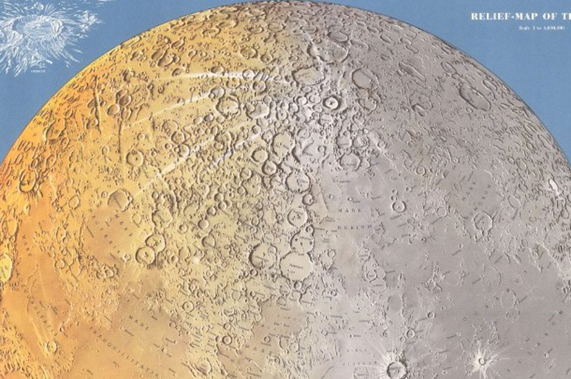 300 χρόνια, χάρτες της Σελήνης