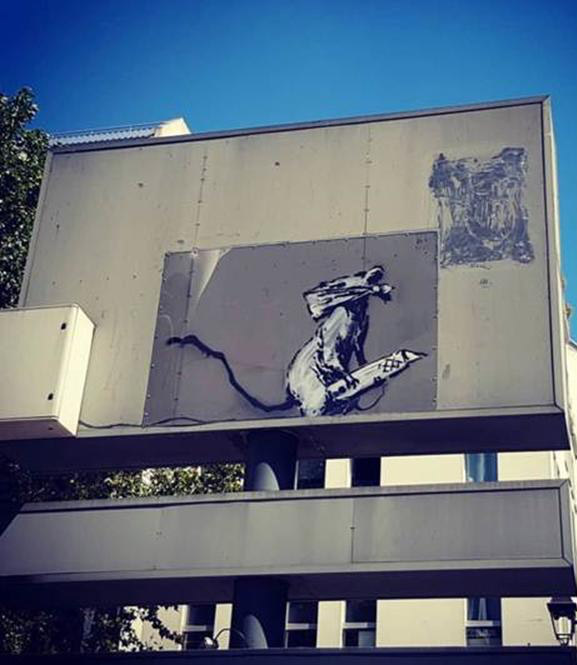 Ένας Banksy εκλάπη από το Κέντρο Πομπιντού στο Παρίσι