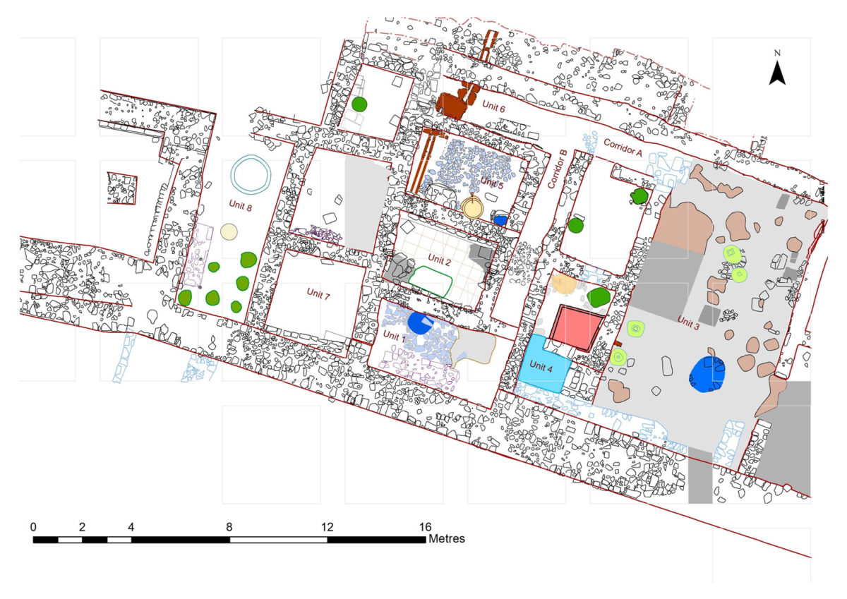 Κάτοψη της ανασκαφής (φωτ.: Τμήμα Αρχαιοτήτων Κύπρου).
