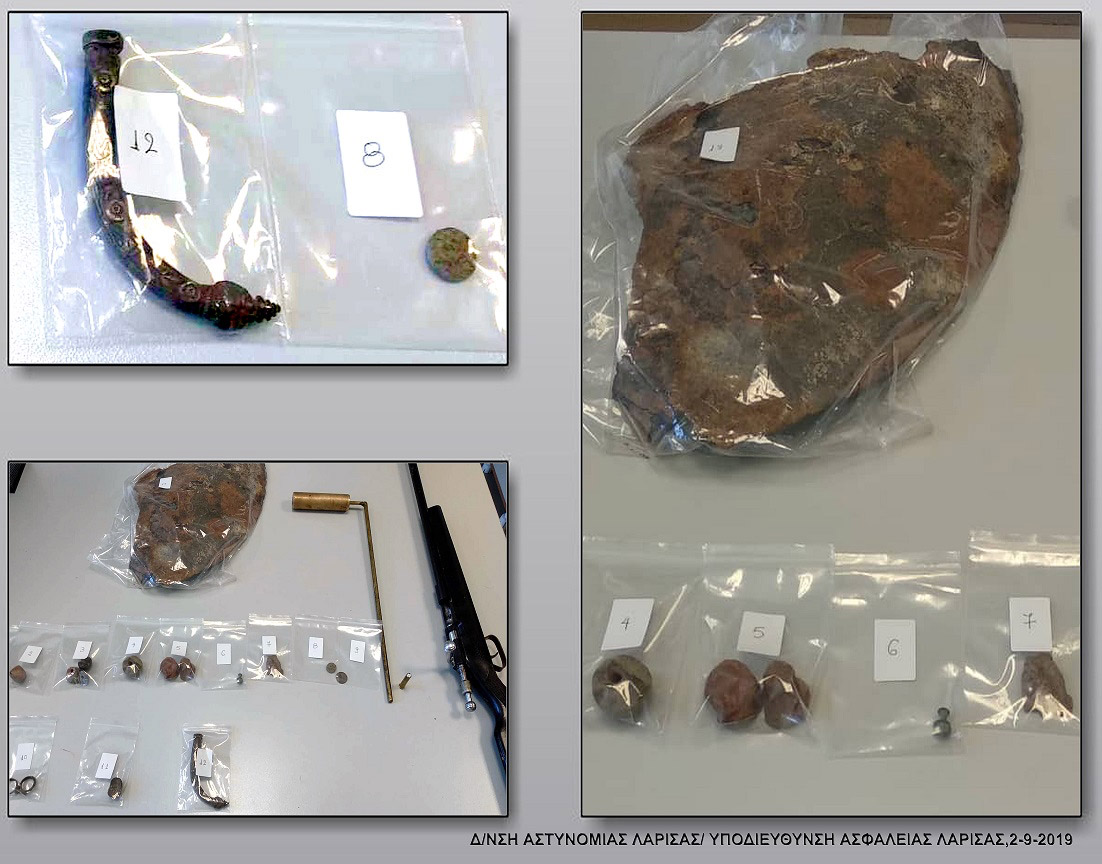 Σύλληψη για παράβαση της νομοθεσίας περί προστασίας αρχαιοτήτων