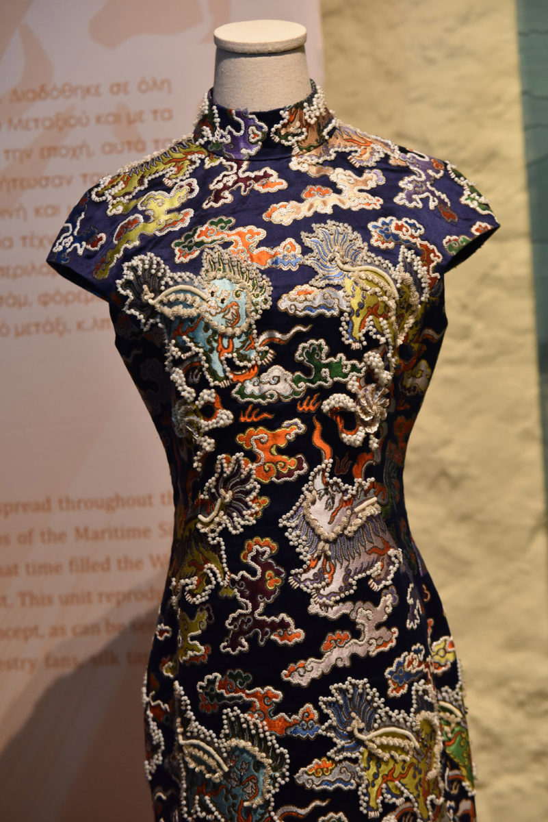 Από την έκθεση «Η παράδοση συναντά τη μόδα» στο Μουσείο Μετάξης στο Σουφλί (φωτ.: ΑΠΕ-ΜΠΕ).