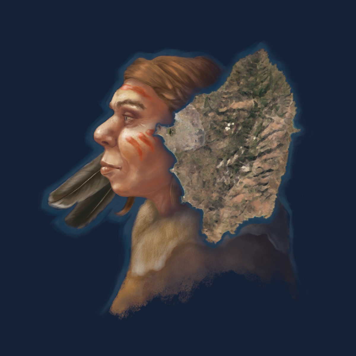 Καλλιτεχνική απεικόνιση Νεάντερταλ. Πηγή: Kathryn Killackey.