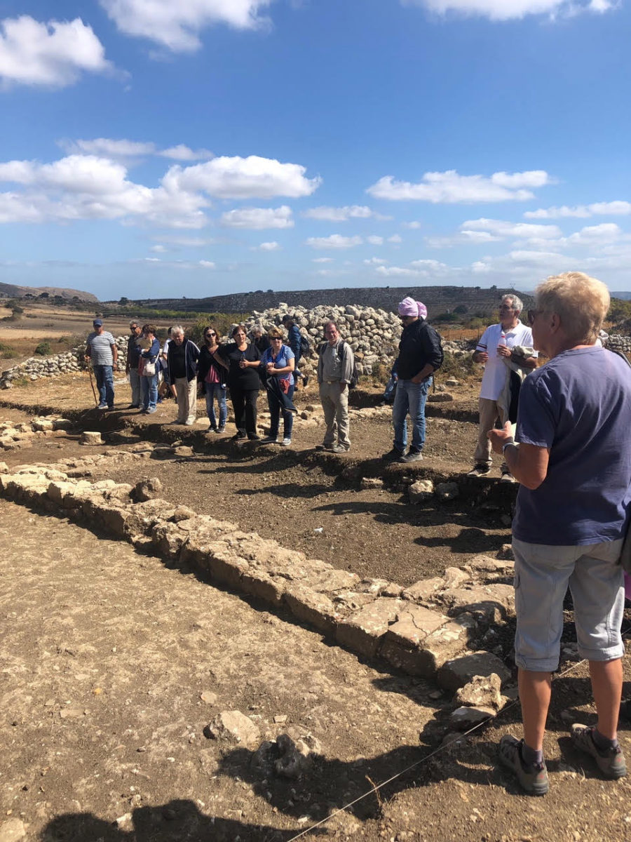 Στον αρχαιολογικό χώρο της Ονιθές Γουλεδιανών.