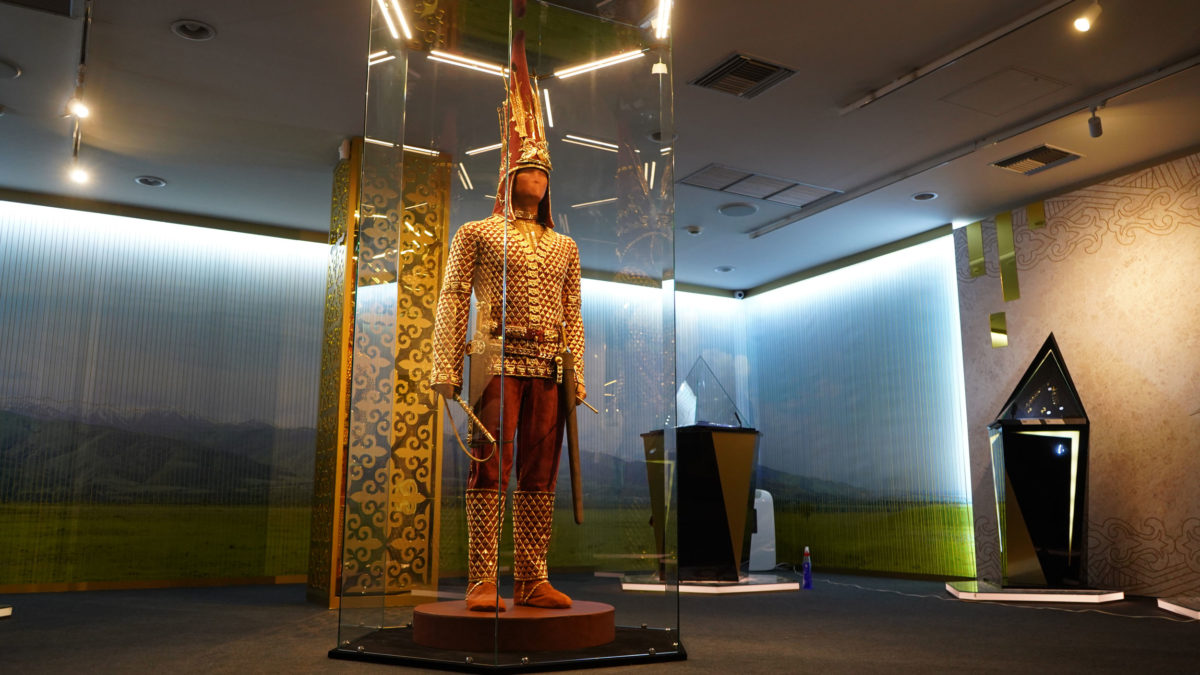 Άποψη της έκθεσης «Η Μεγάλη Στέπα: Ιστορία και Πολιτισμός» (φωτ.: ΑΠΕ-ΜΠΕ).