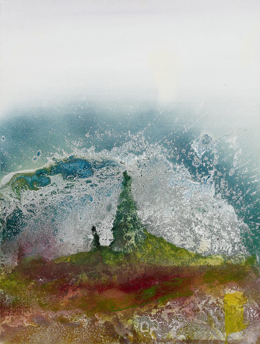 Έργο από την έκθεση «Το Νησί των Θησαυρών» του Μανώλη Χάρου.