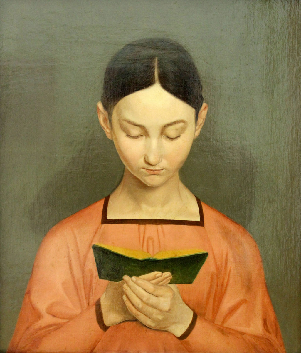 Gustav Adolph Henning, «Κορίτσι που διαβάζει», 1828.