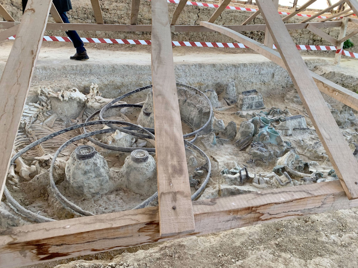 Άποψη της ανασκαφής στη Μικρή Δοξιπάρα (φωτ.: ΥΠΠΟΑ).