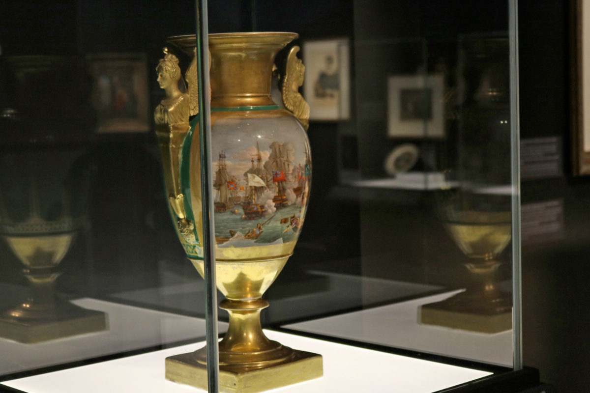 Από την έκθεση «Δι’ αυτά πολεμήσαμεν… Αρχαιότητες και Ελληνική Επανάσταση» που παρουσιάζεται στο Εθνικό Αρχαιολογικό Μουσείο (φωτ.: ΥΠΠΟΑ).