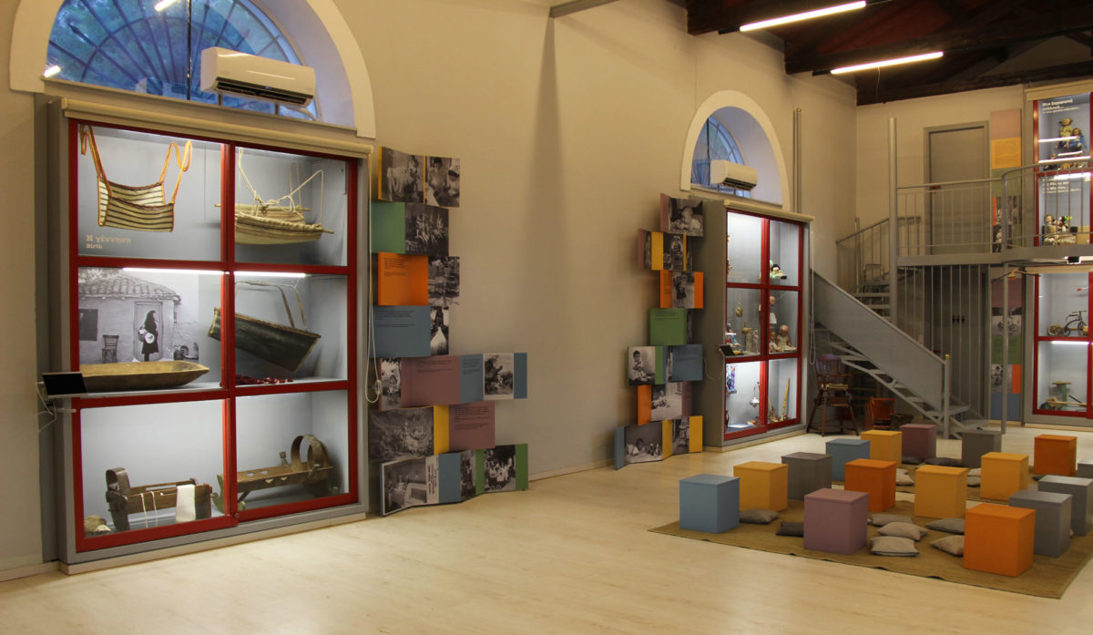 Μουσείο Παιδικής Ηλικίας «Σταθμός». Άποψη της έκθεσης.