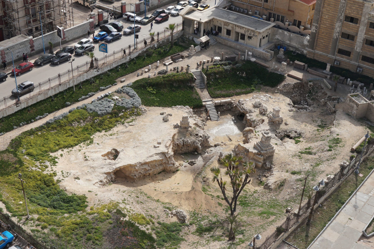 Η Νεκρόπολη του Σάτμπυ στην Αλεξάνδρεια.