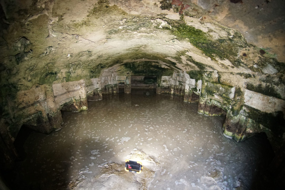Ο ταφικός θάλαμος G σήμερα.