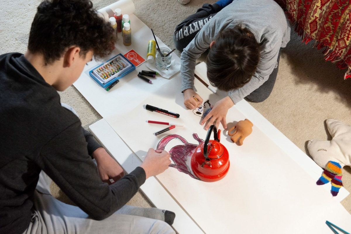 Τα έργα των παιδιών θα αναρτηθούν στην ιστοσελίδα του Μουσείου (φωτ.: Ίδρυμα Βασίλη και Ελίζας Γουλανδρή).