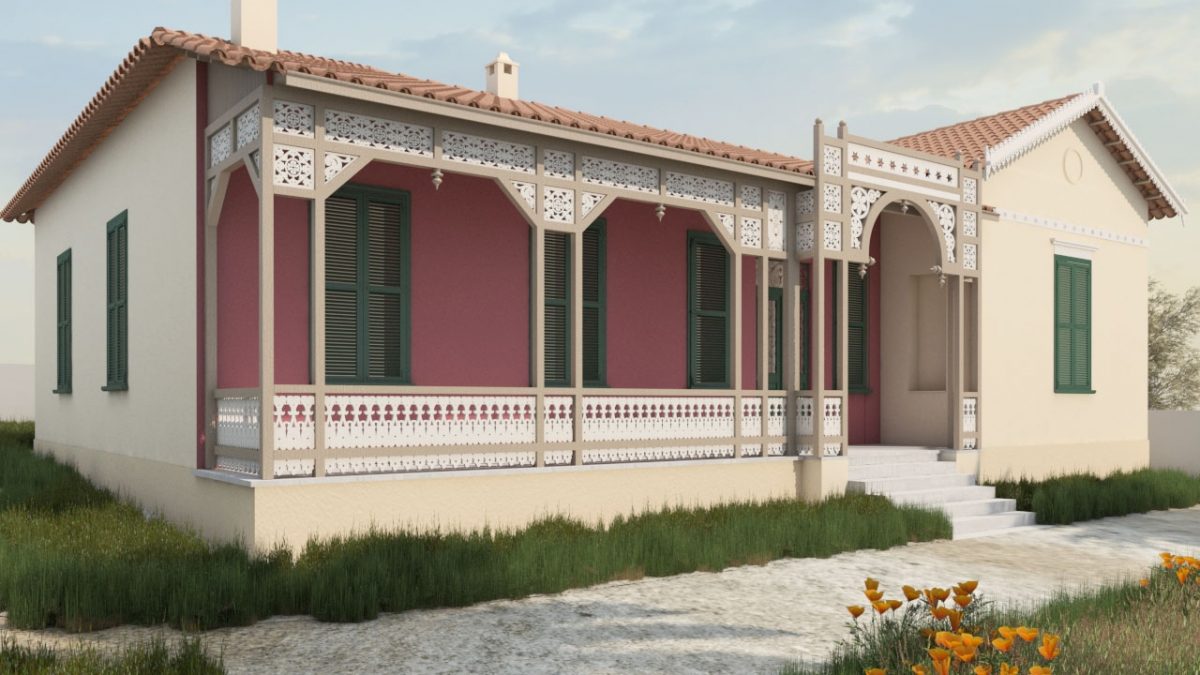 Φωτορεαλιστική απεικόνιση αρχιτεκτονικής μελέτης Μ. Μαγνήσαλη (φωτ.: Μ. Μαγνήσαλη).