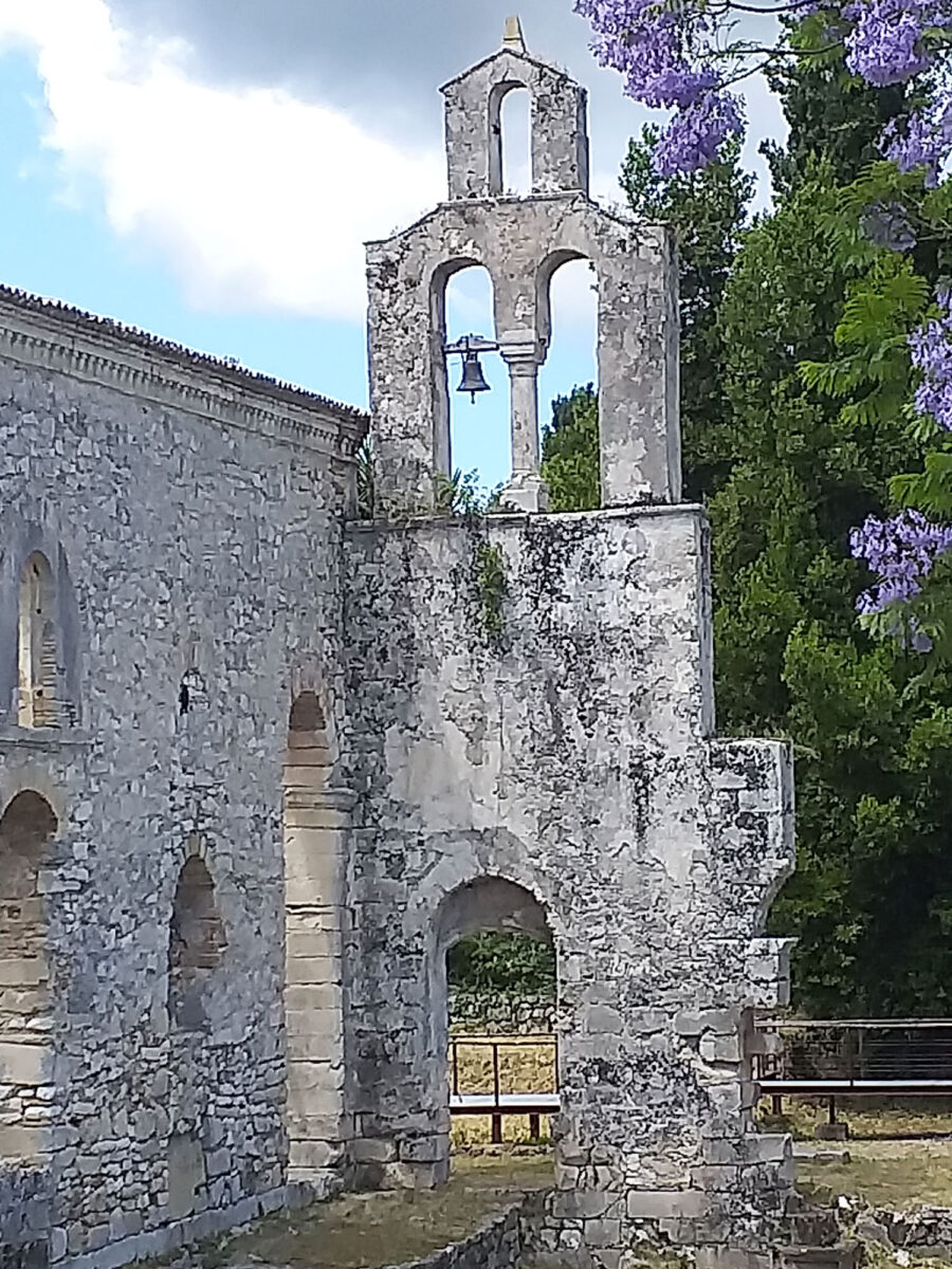 Άποψη της Παλαιοχριστιανικής Βασιλικής της Παλαιόπολης, στην Κέρκυρα (φωτ.: ΑΠΕ-ΜΠΕ).