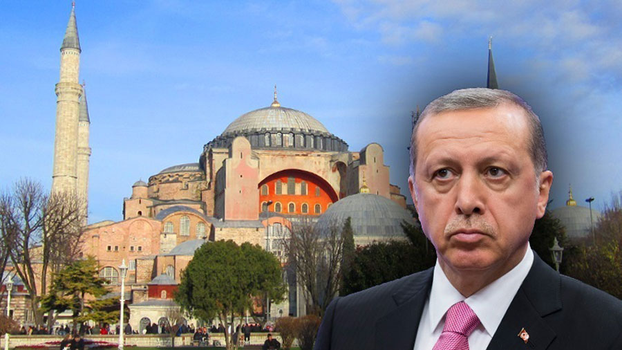 Ερντογάν: «Μετατρέπουμε την Αγία Σοφία ξανά σε τζαμί»