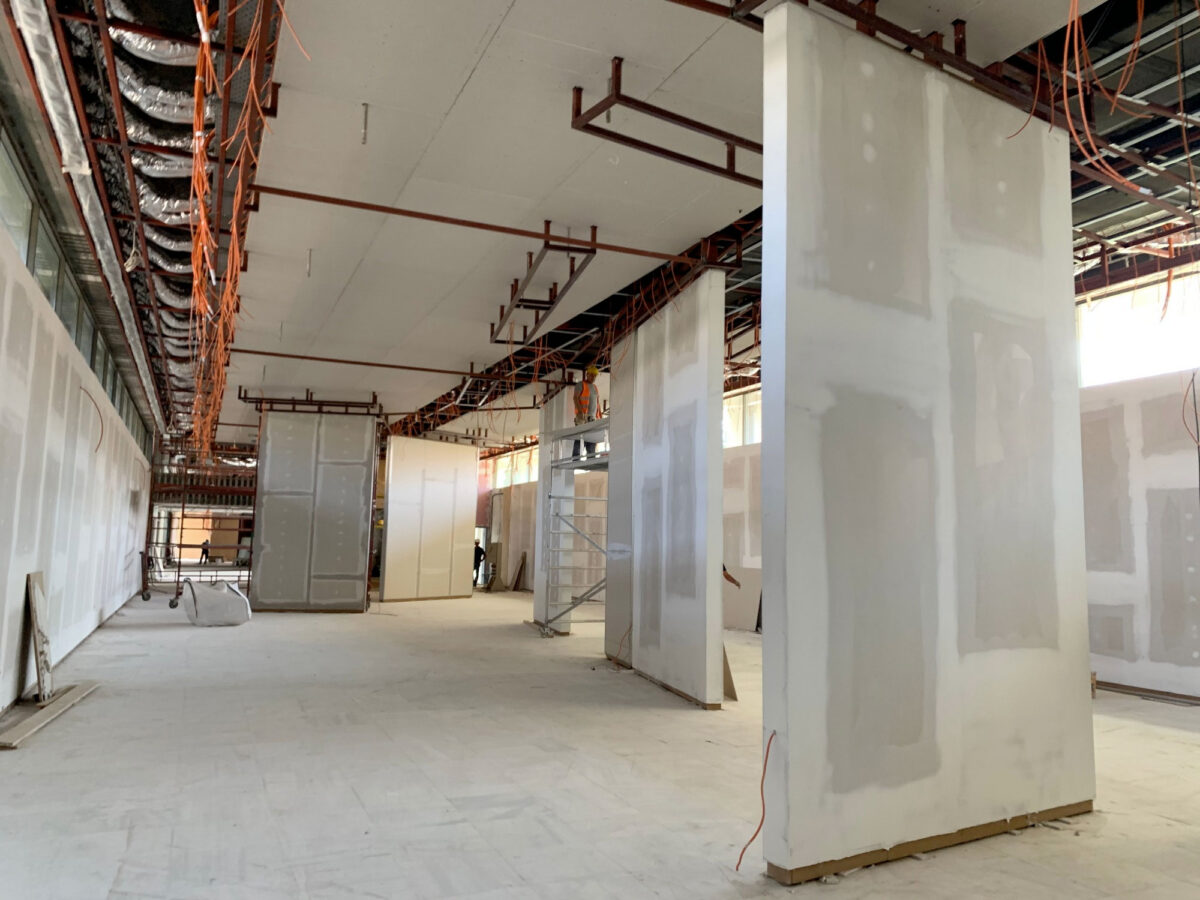 Εντός του ορισμένου χρονικού πλαισίου οι εργασίες στην Εθνική Πινακοθήκη, που αναμένεται να εγκαινιαστεί στις 25 Μαρτίου 2021 (φωτ.: ΥΠΠΟΑ).