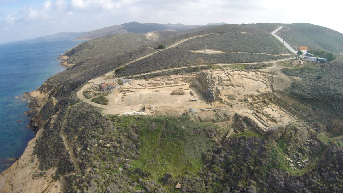 Καβείριο Λήμνου, άποψη του αρχαιολογικού χώρου (φωτ.: ΥΠΠΟΑ).