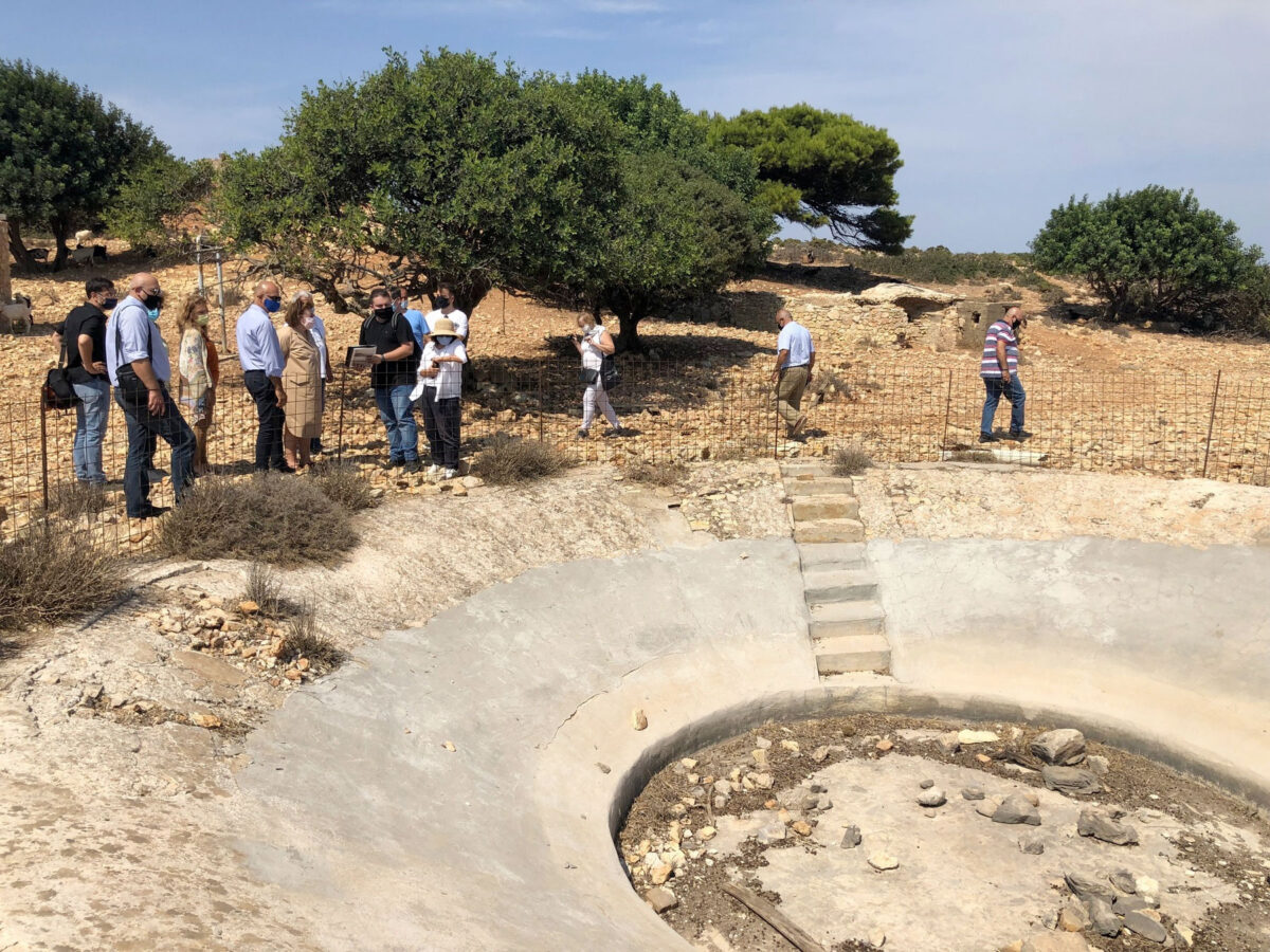 Λέρος, αερόφωνο στο όρος Πατέλα (φωτ.: ΥΠΠΟΑ).