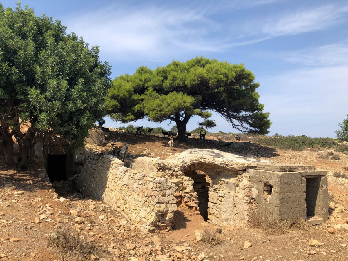Λέρος, εγκατάσταση στην Πατέλα (φωτ.: ΥΠΠΟΑ).
