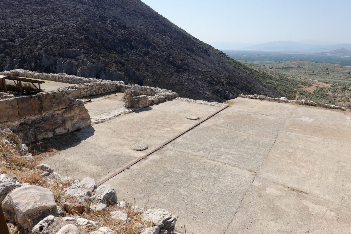 Στο Ανάκτορο των Μυκηνών (φωτ.: ΥΠΠΟΑ).