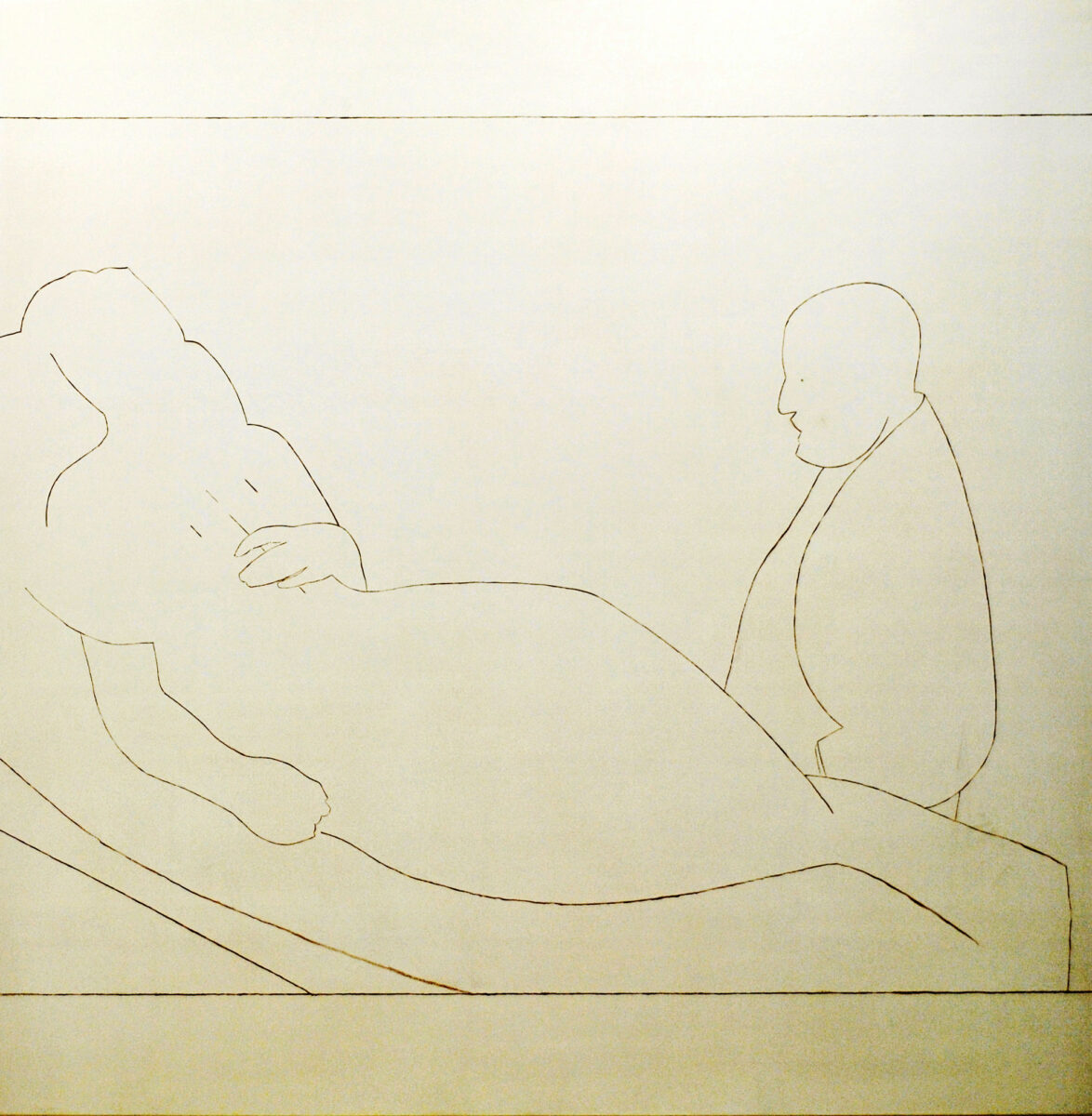 Ηλίας Παπαηλιάκης, «Ο γλύπτης και η κοιμωμένη», 2019 (φωτ.: ΟΠΑΝΔΑ).