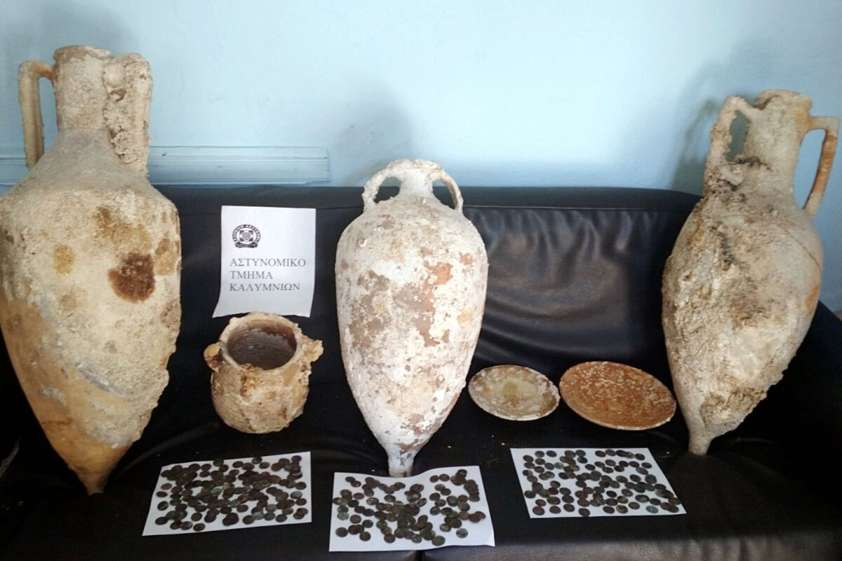 Σύλληψη για παράνομη κατοχή αρχαιοτήτων στην Κάλυμνο