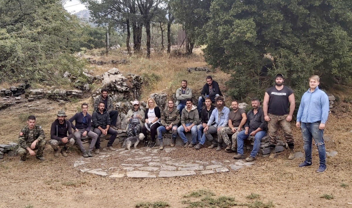 Η ανασκαφική ομάδα (φωτ.: ΥΠΠΟΑ).