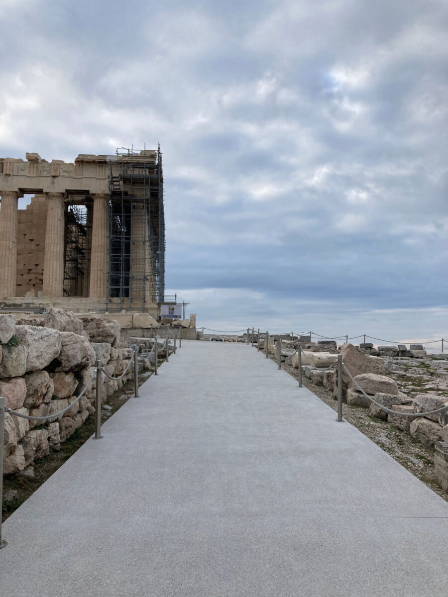 Η διαδρομή ΑμεΑ προς την Ακρόπολη (φωτ.: ΥΠΠΟΑ).