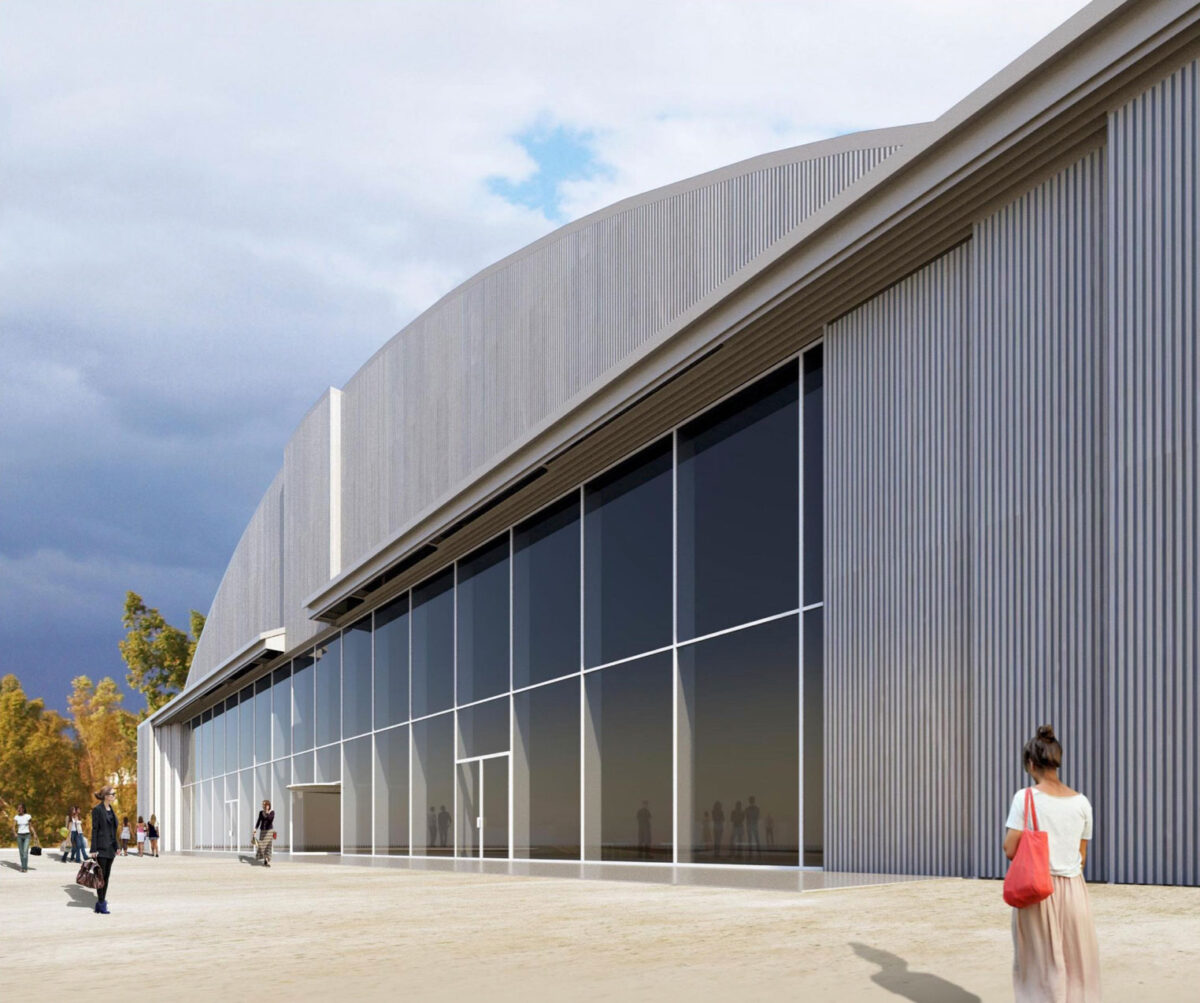 Το Υπόστεγο Γ στο Ελληνικό (φωτ.: ΥΠΠΟΑ).