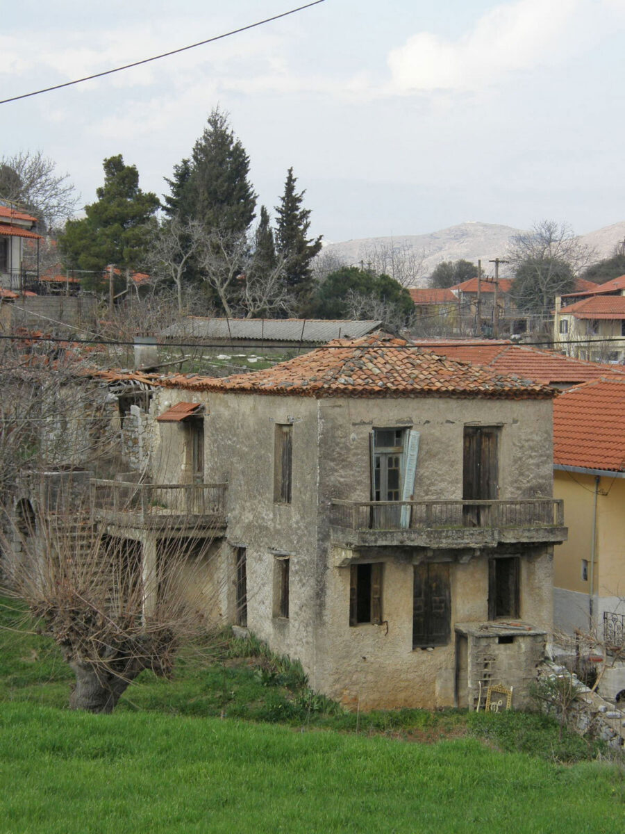 Το σπίτι που γεννήθηκε ο Νίκος Γκάτσος στην Ασέα Αρκαδίας (φωτ.: ΥΠΠΟΑ).