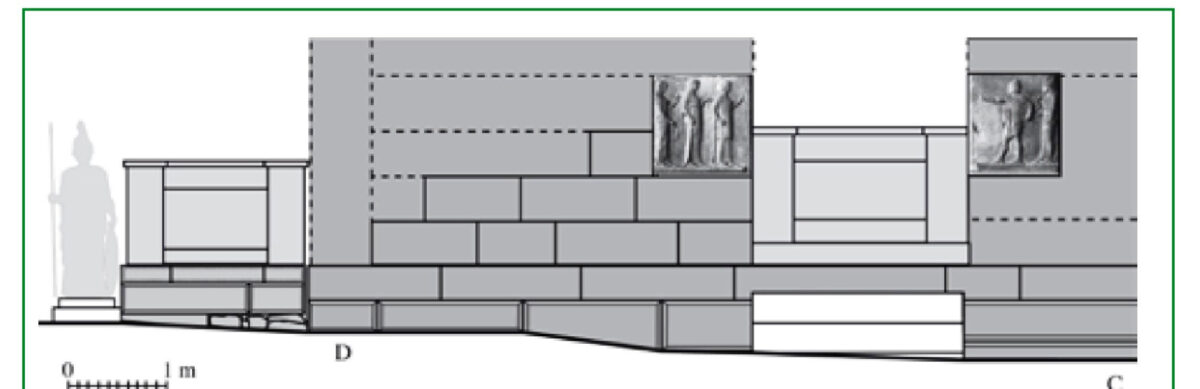 Σχεδιαστική αναπαράσταση της θέσης των πλακών (φωτ.: ΑΠΕ-ΜΠΕ).
