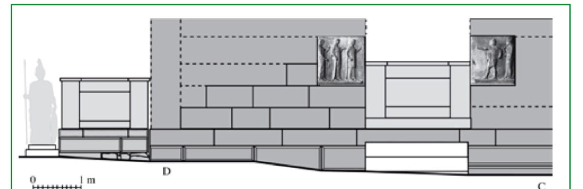 Σχεδιαστική αναπαράσταση της θέσης των πλακών (φωτ.: ΑΠΕ-ΜΠΕ).