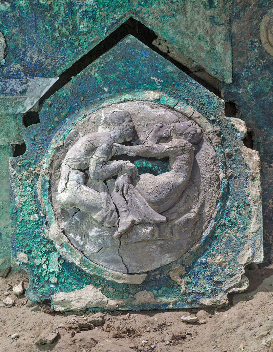 Ρωμαϊκό άρμα, σε εξαιρετική κατάσταση διατήρησης, βρέθηκε στην Πομπηία (φωτ.: MiBACT - Luigi Spina).