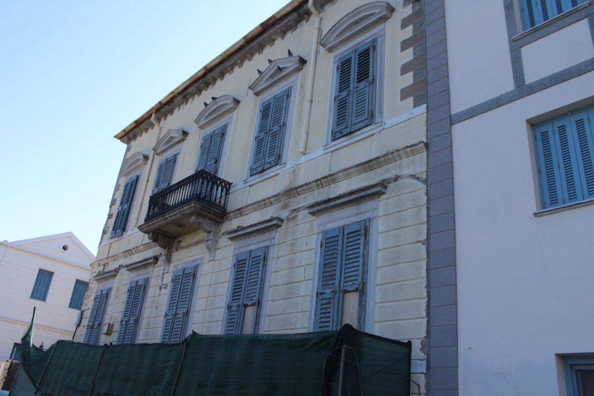 Το αρχοντικό χτίστηκε από τον επιφανή μεγαλέμπορο και παραγωγό βαμβακιού στην Αίγυπτο, Στυλιανό Χριστοδουλίδη, το 1868 (φωτ.: ΥΠΠΟΑ).