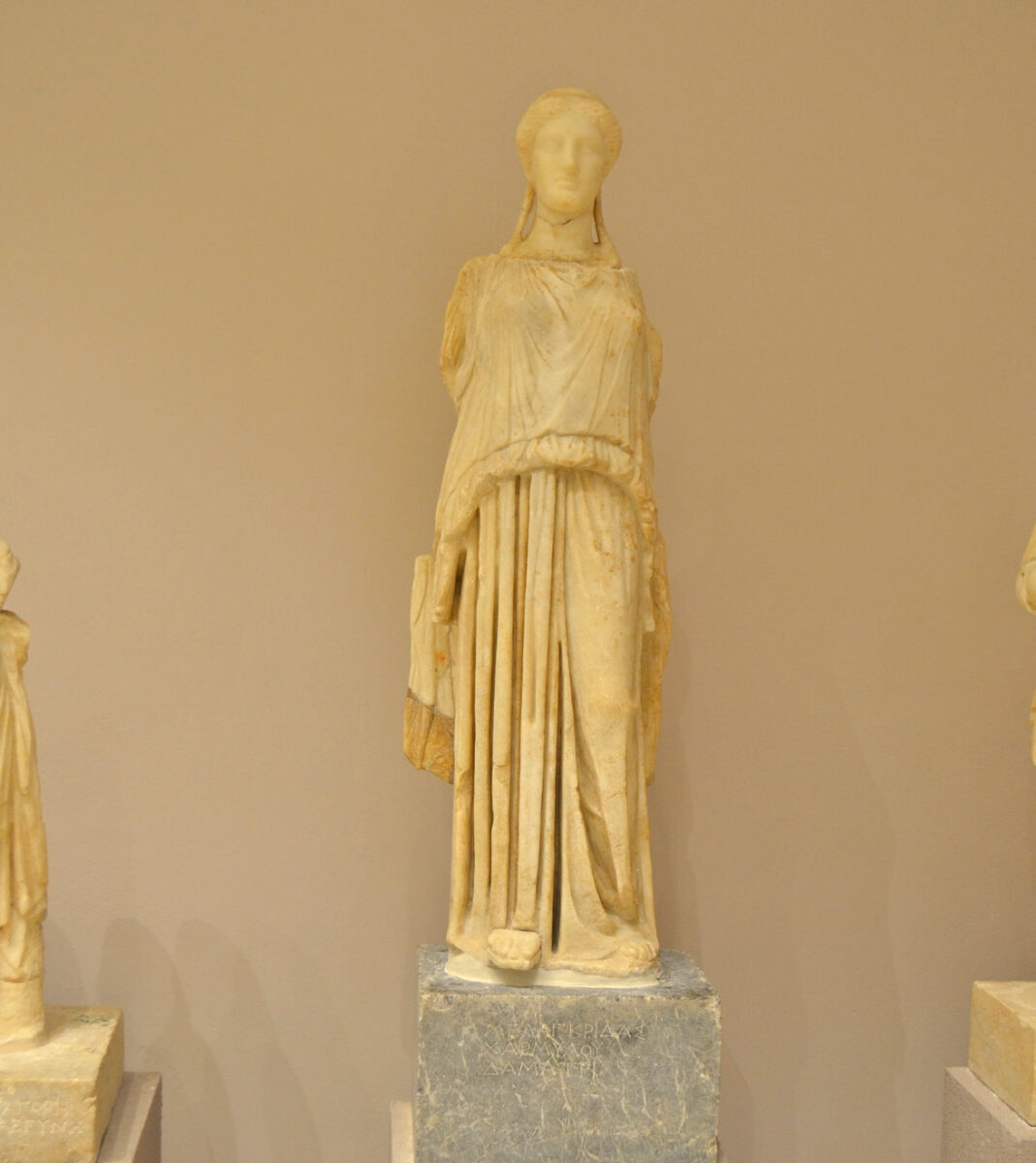 Αρχαιολογικό Μουσείο Κω. Ένα από τα γλυπτά που αποκαταστάθηκαν (φωτ.: ΥΠΠΟΑ).