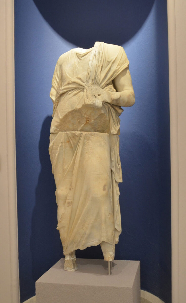 Αρχαιολογικό Μουσείο Κω. Ένα από τα γλυπτά που αποκαταστάθηκαν (φωτ.: ΥΠΠΟΑ).