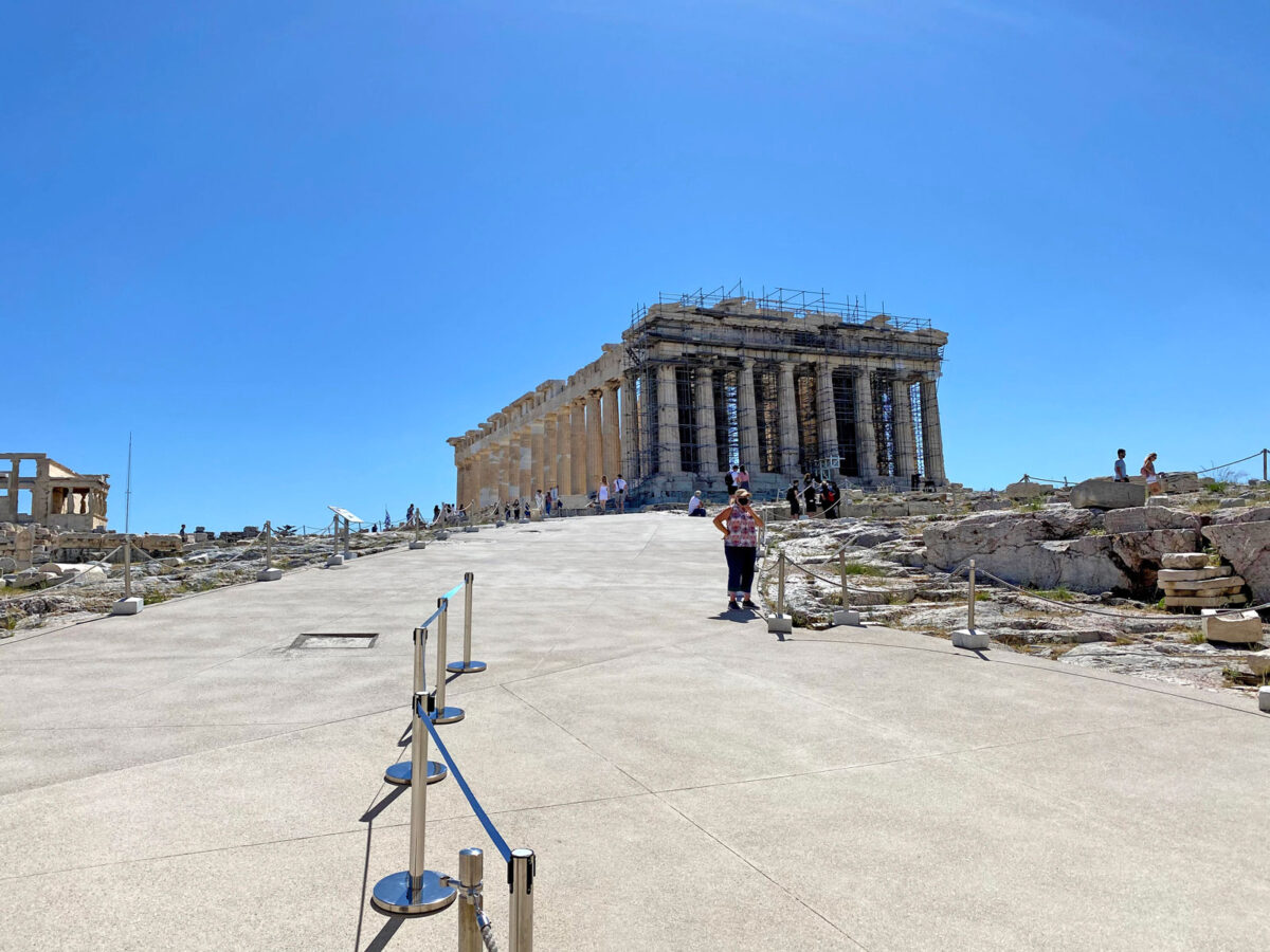 Άποψη του Παρθενώνα (φωτ.: MONUMENTA).