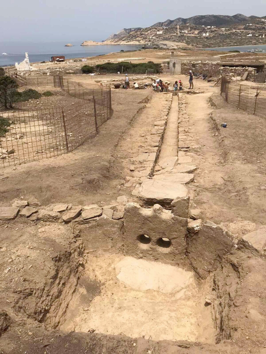 Άποψη της ανασκαφής στο Δεσποτικό (φωτ.: ΥΠΠΟΑ).