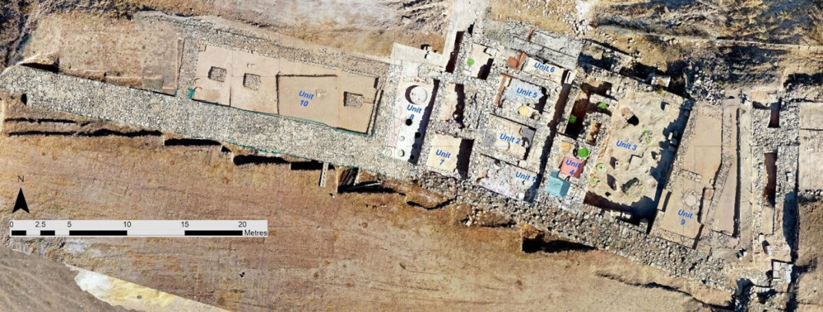 Εργαστηριακό Σύμπλεγμα Χατζηαπτουλλά 2021 – Μωσαϊκό Μονάδων 1-10 (Άθως Αγαπίου). Φωτ.: Τμήμα Αρχαιοτήτων Κύπρου.