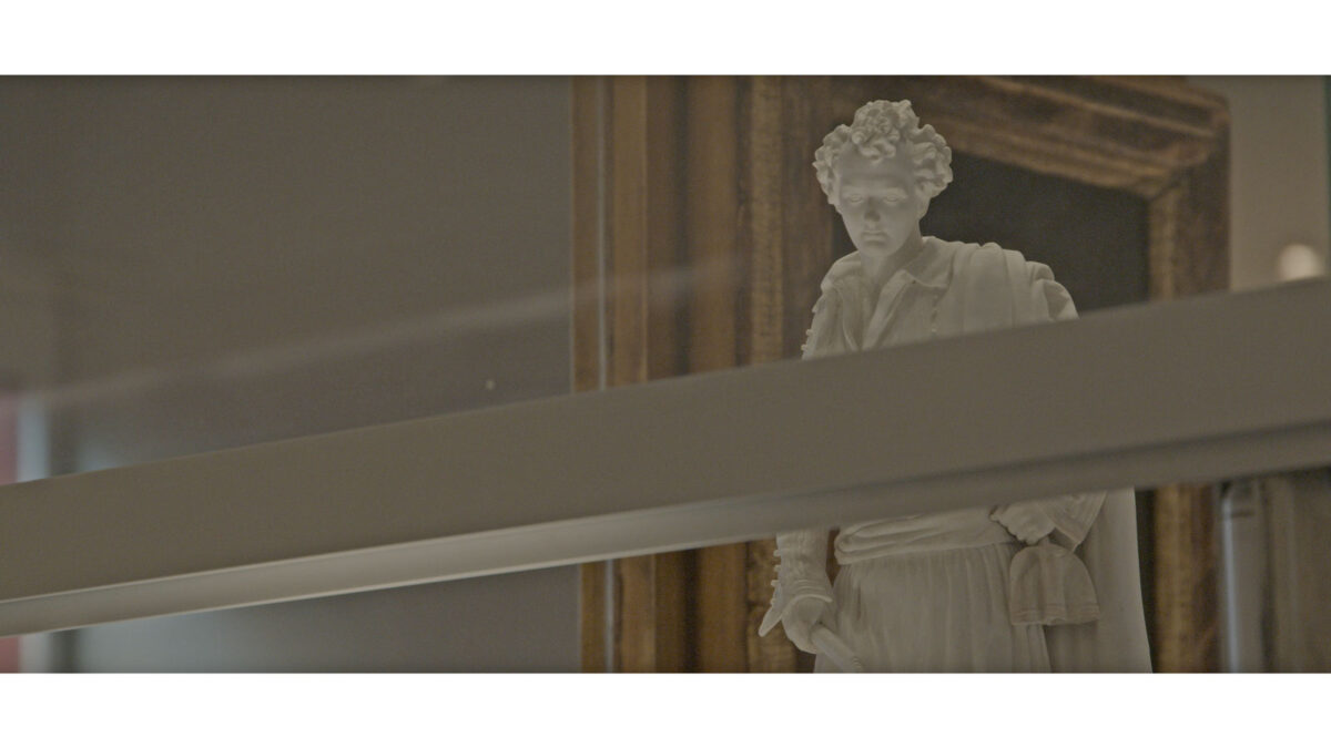 Στιγμιότυπο από το ντοκιμαντέρ «1821 Πριν και Μετά: The Making of. Η προετοιμασία μιας μοναδικής έκθεσης».