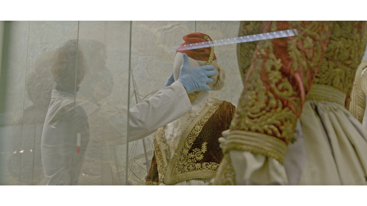 Στιγμιότυπο από το ντοκιμαντέρ «1821 Πριν και Μετά: The Making of. Η προετοιμασία μιας μοναδικής έκθεσης».