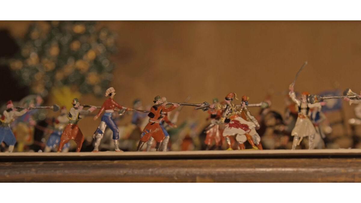 Στιγμιότυπο από το ντοκιμαντέρ «1821 Πριν και Μετά: The Making of. Η προετοιμασία μιας μοναδικής έκθεσης».