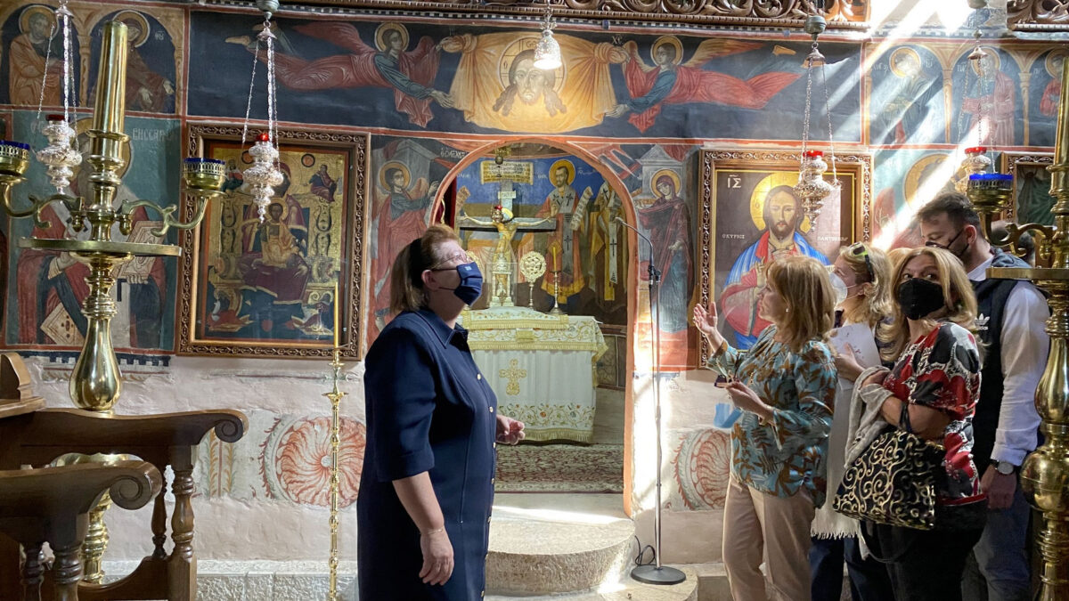 Στην Ι.Μ. Κάτω Παναγιάς (φωτ.: ΥΠΠΟΑ).