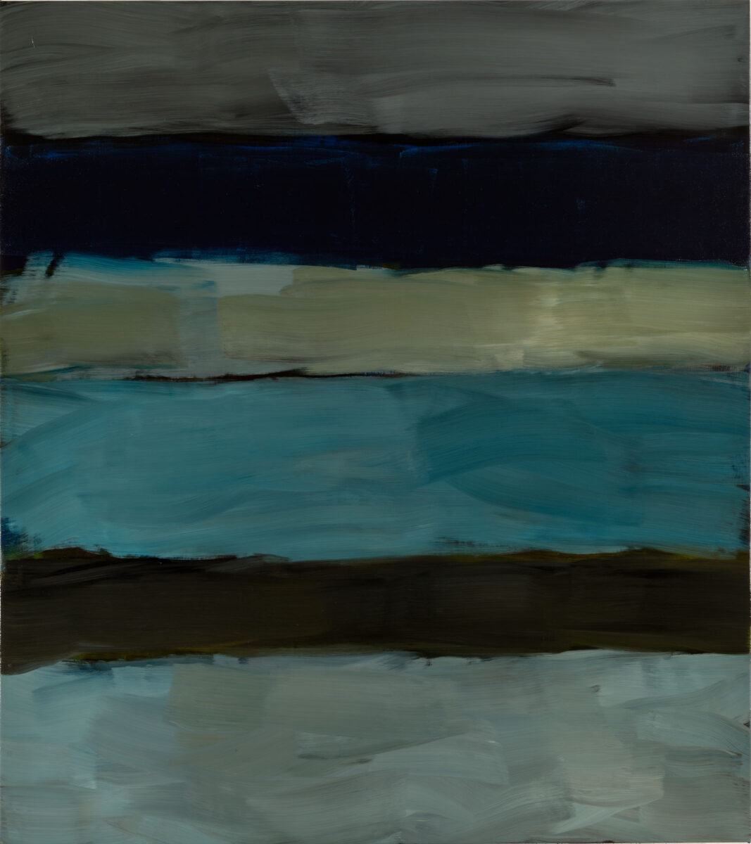 Sean Scully, «Landline Sea», 2014. Λάδι σε λινό, 216x190 εκ.